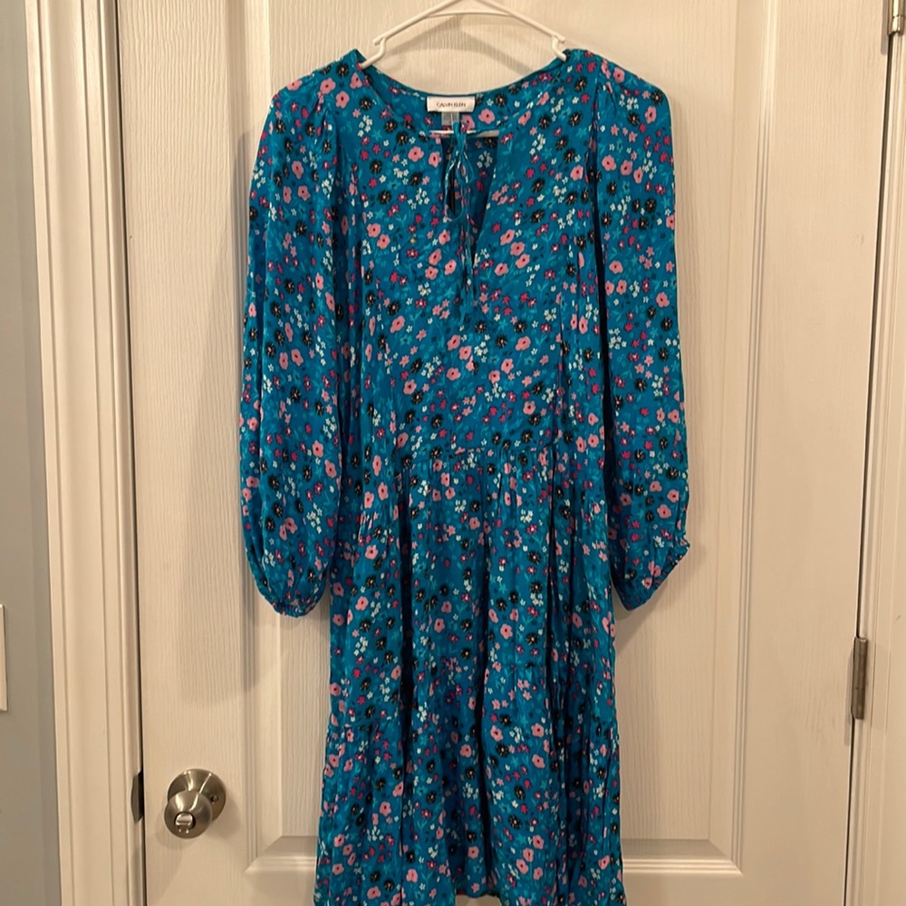Blue flower dress